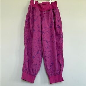 Zumba Fitness Pink Jogger Sweatpants Relaxed Fit